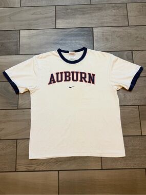 Vintage Y2K Nike Auburn Tigers Ringer T-Shirt